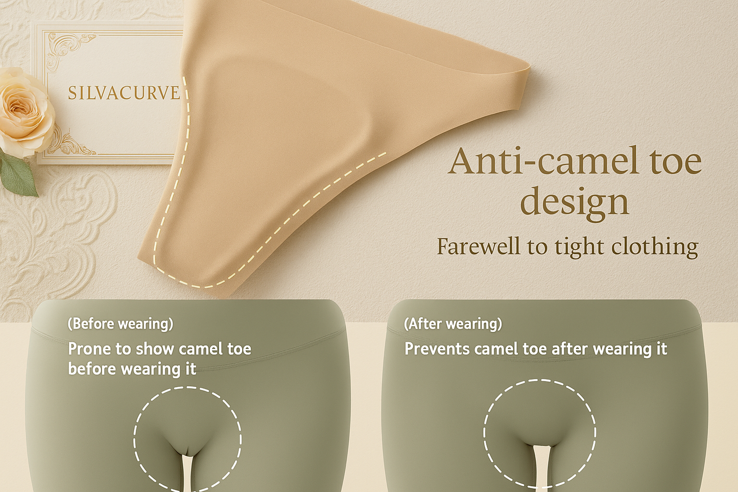 SilvaCurve NoTrace Thongs